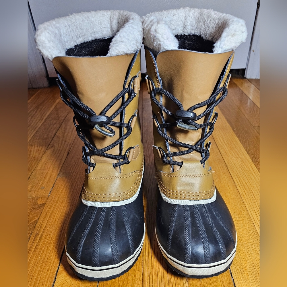 Sorel Yoot Pac Children’s Waterproof Boots In Color Mesquite Big Kids Sz 7